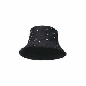 ***New Never Worn*** Constellation Print Black Bucket Hat--Black